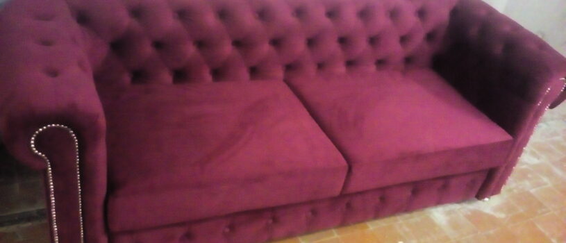 Каретная стяжка дивана