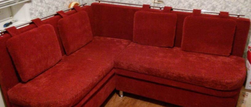 Перетяжка углового дивана в Саратове