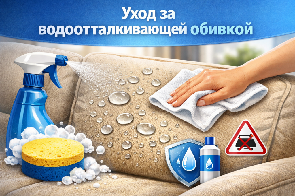 Уход за водоотталкивающей тканью